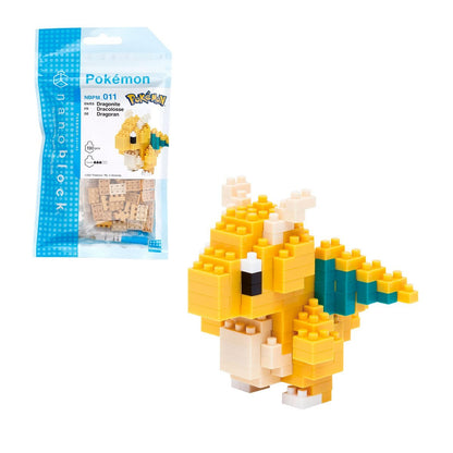 Figura Nanoblock Serie Pokemon De Bandai - Dragonite