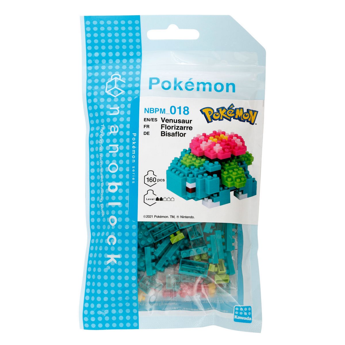 Figura Nanoblock Serie Pokemon De Bandai - Venasaur