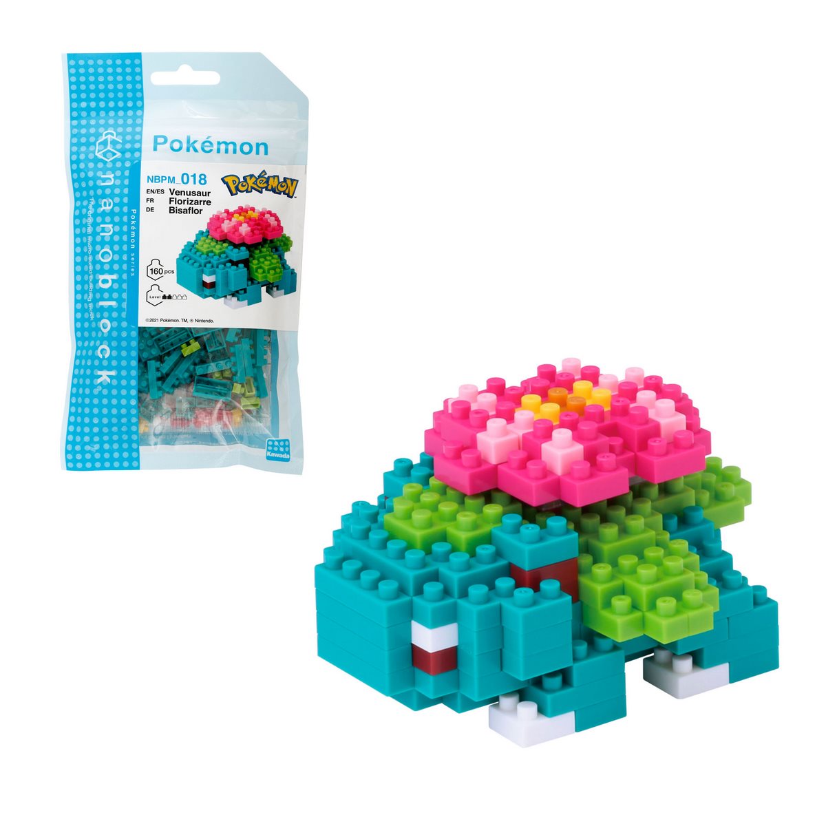 Figura Nanoblock Serie Pokemon De Bandai - Venasaur