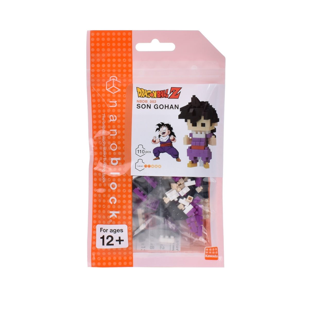 Figura Nanoblock Serie Dragon Ball Z De Bandai - Gohan