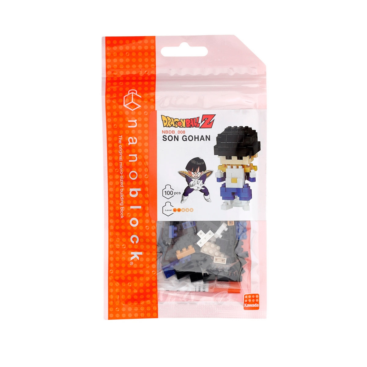 Figura Nanoblock Serie Dragon Ball Z De Bandai - Son Gohan