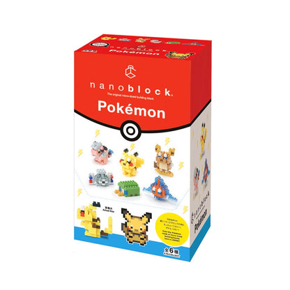 Set 6 Figuras Nanoblock Mininano Serie Pokemon De Bandai - Tipo Electrico