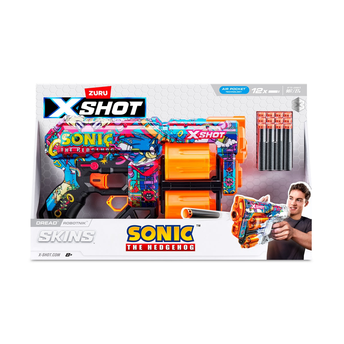 Lanzador Skin Sonic X-Shot-Robotnik