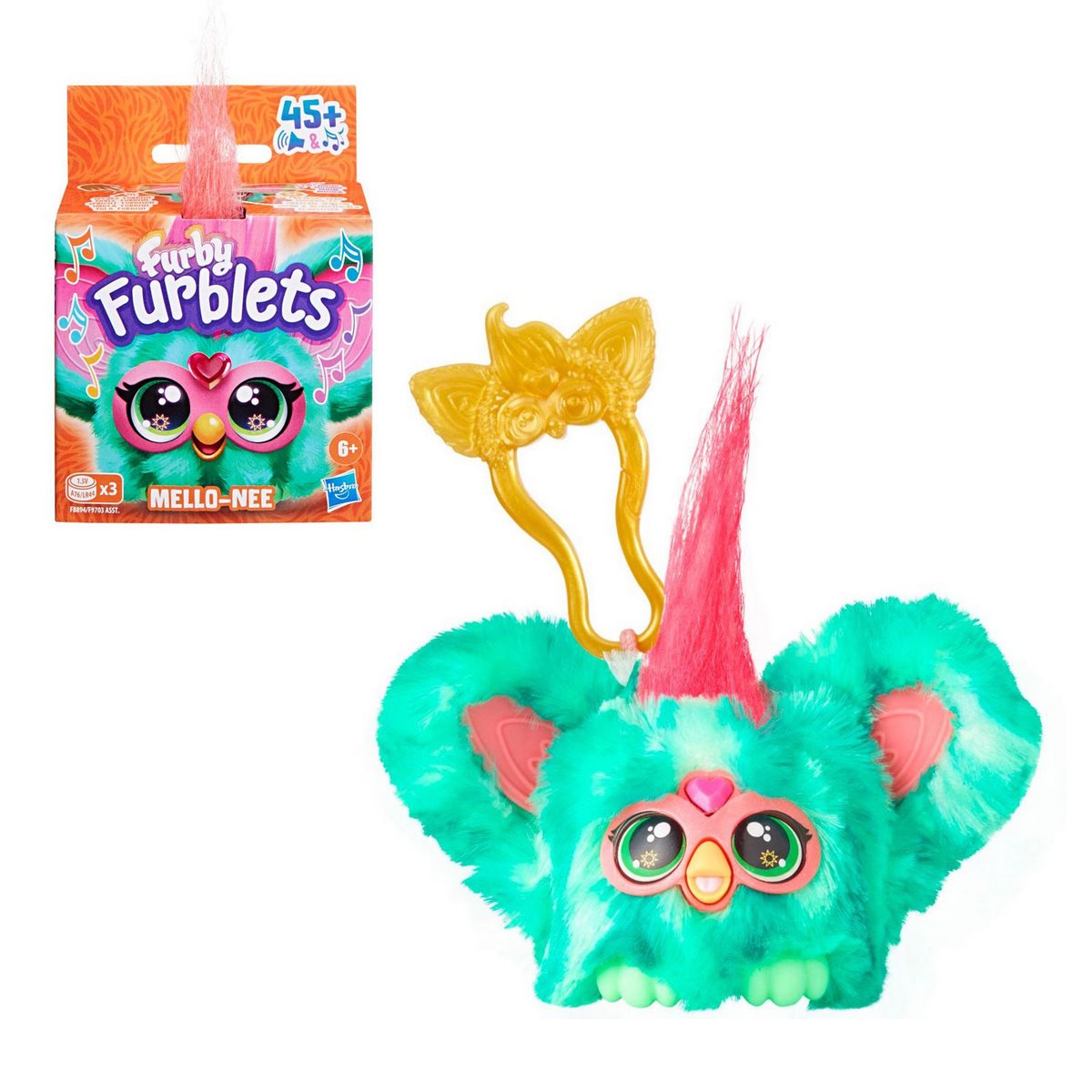 Mini Peluche Furby Furblets - Mello-Nee