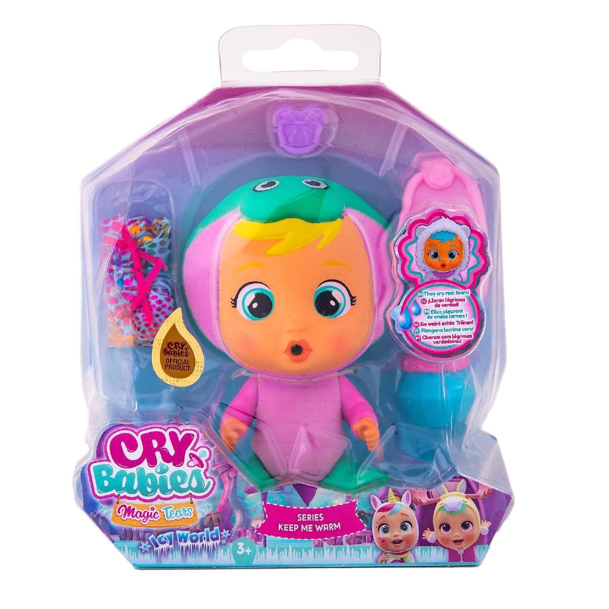Cry Babies Icy Keep Me Warm Muñeca - Cobra