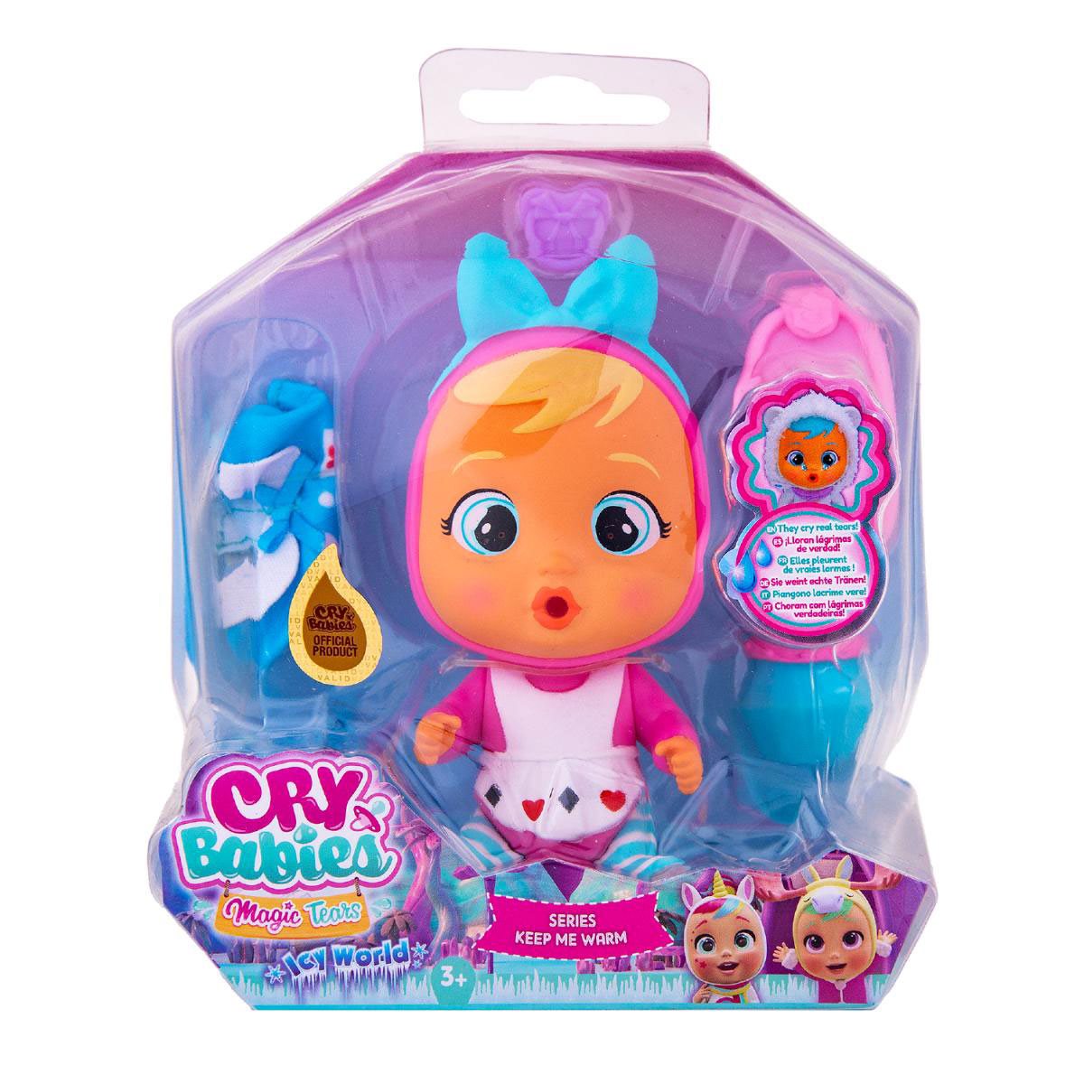 Cry Babies Icy Keep Me Warm Muñeca - Bebe