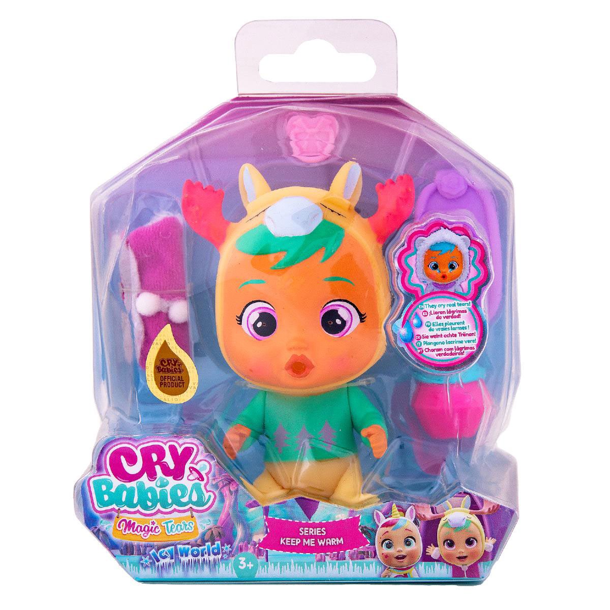 Cry Babies Icy Keep Me Warm Muñeca - Alce