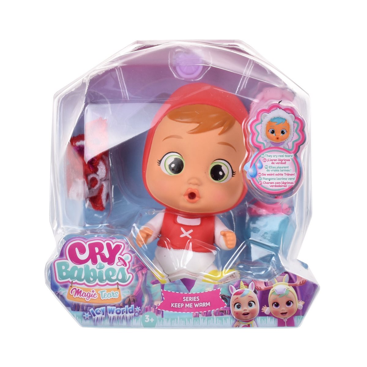Cry Babies Icy Keep Me Warm Muñeca - Bebeii