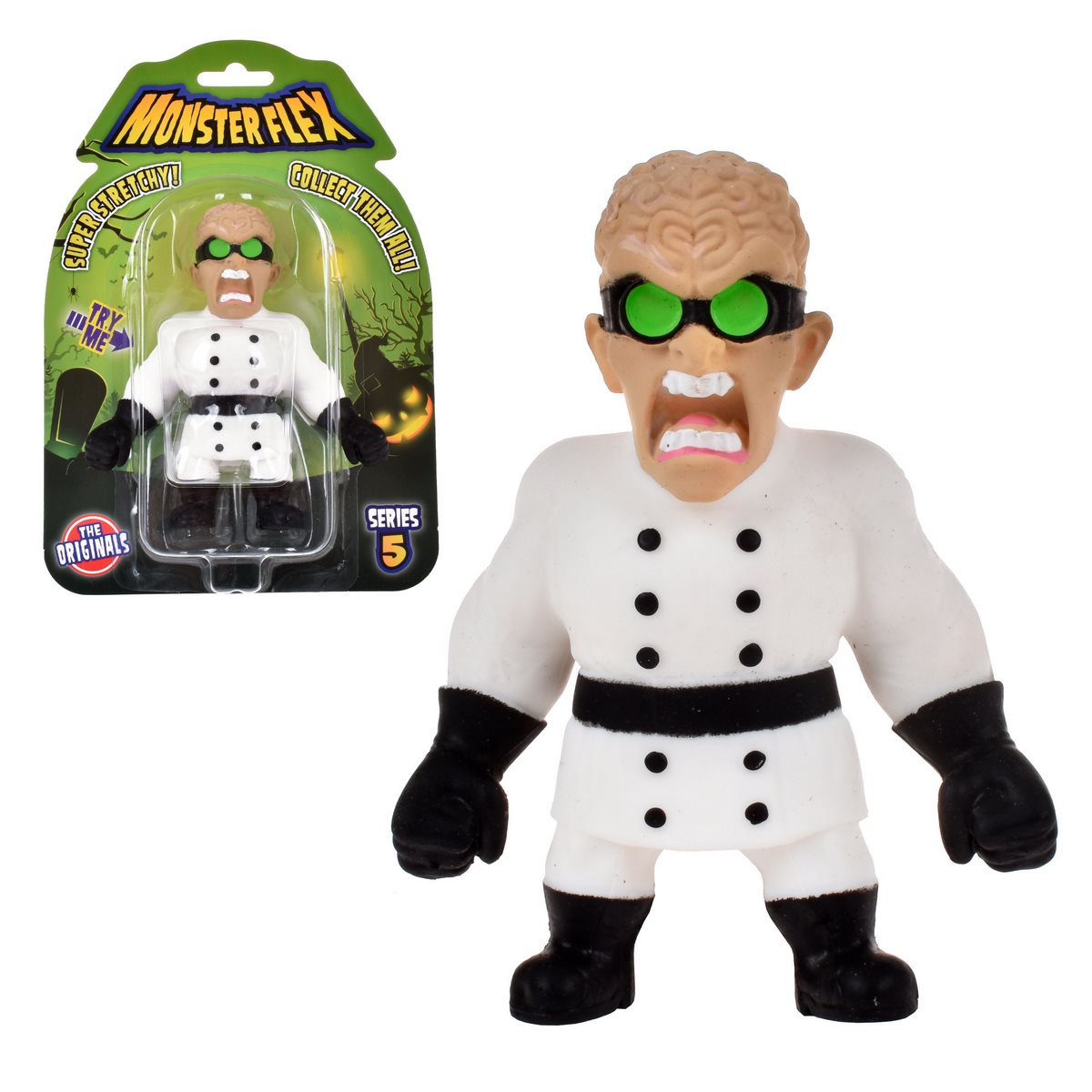 Figura Monster Flex - Científico Malo