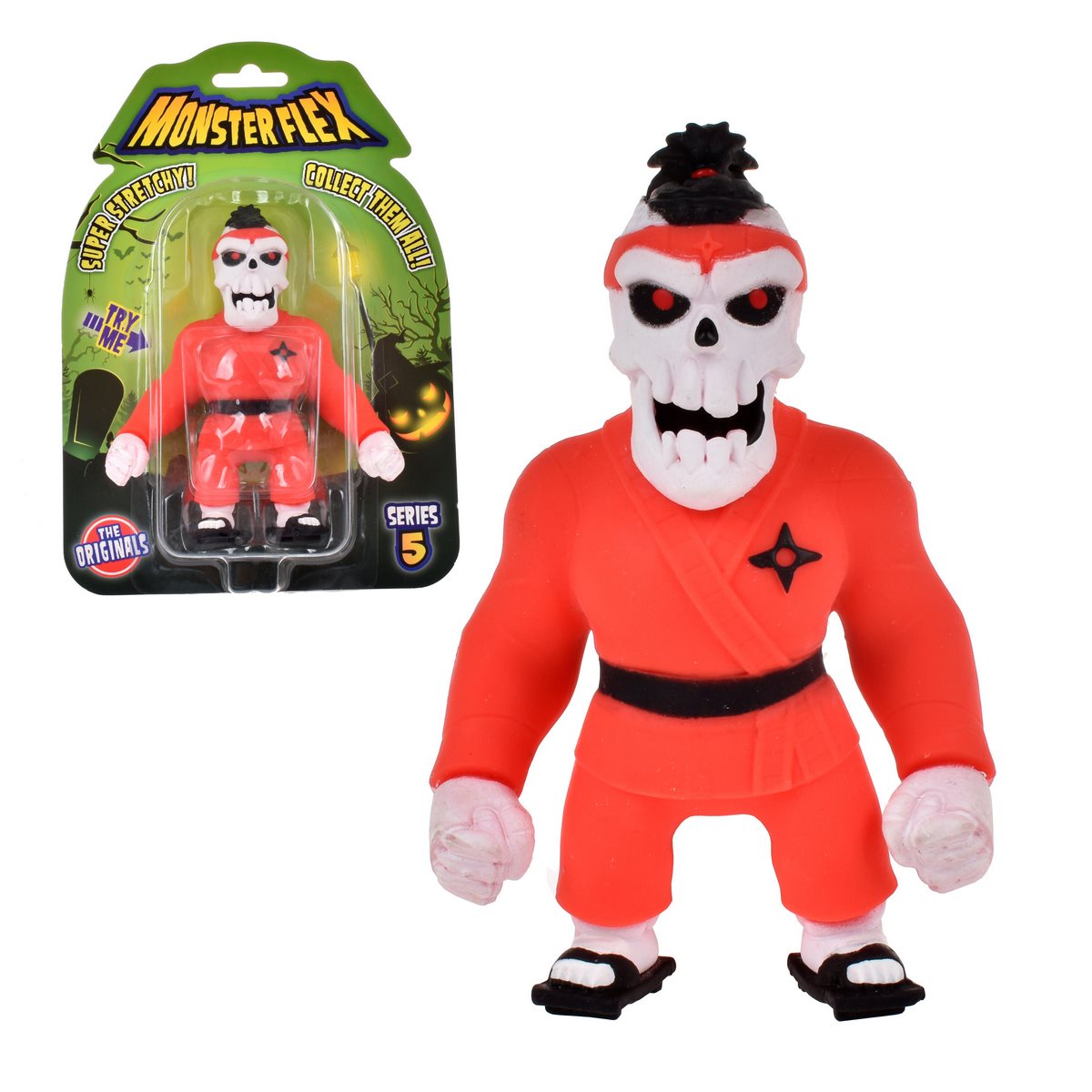 Figura Monster Flex - Cráneo De Kárate