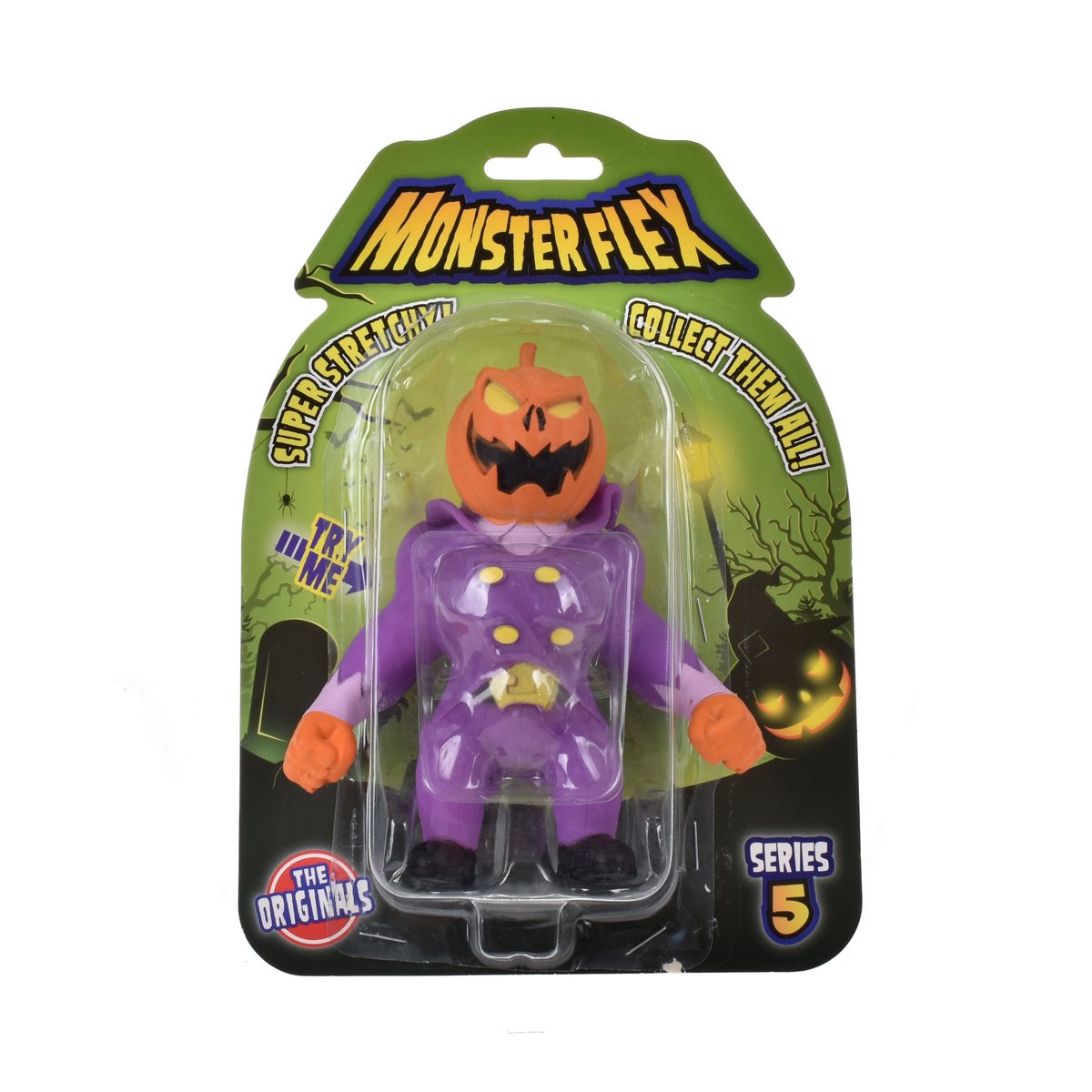 Figura Monster Flex - Cabeza Calabaza