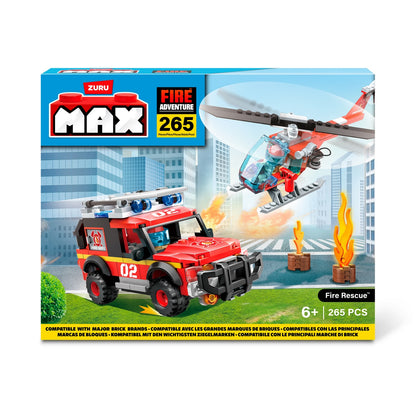 Set 265 Bloques Max Estacion De Bomberos