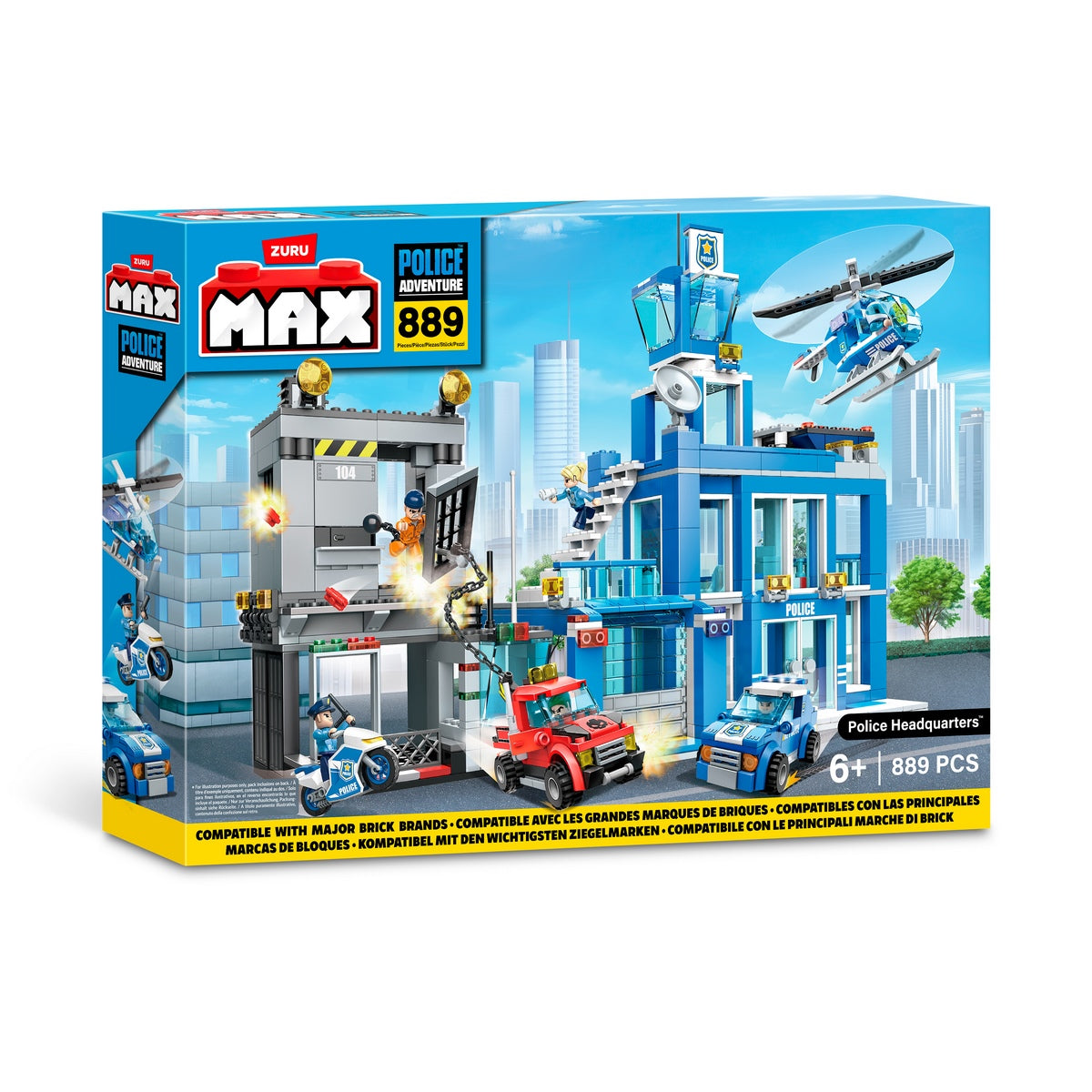 Set 889 Bloques Max Estacion De Policia