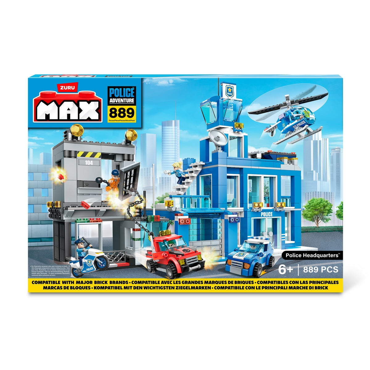 Set 889 Bloques Max Estacion De Policia