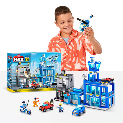 Set 889 Bloques Max Estacion De Policia