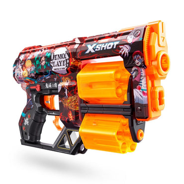 Lanza Dardos Menace Skins Dread Demon Slayer Con 12 Dardos X-Shot