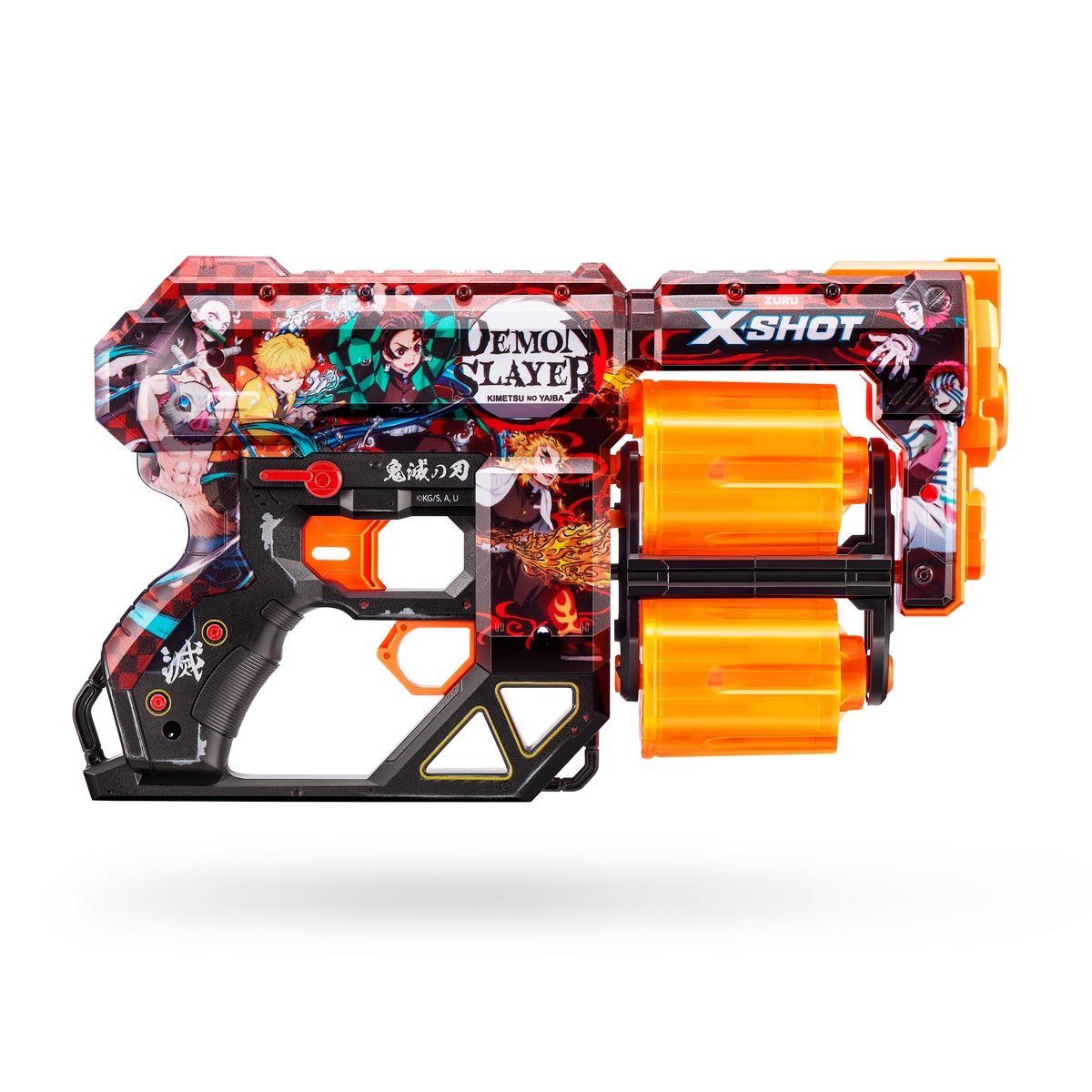 Lanza Dardos Menace Skins Dread Demon Slayer Con 12 Dardos X-Shot