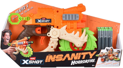 Lanza Dardos Horror Fire Reaper-X Con 8 Dardos X-Shot