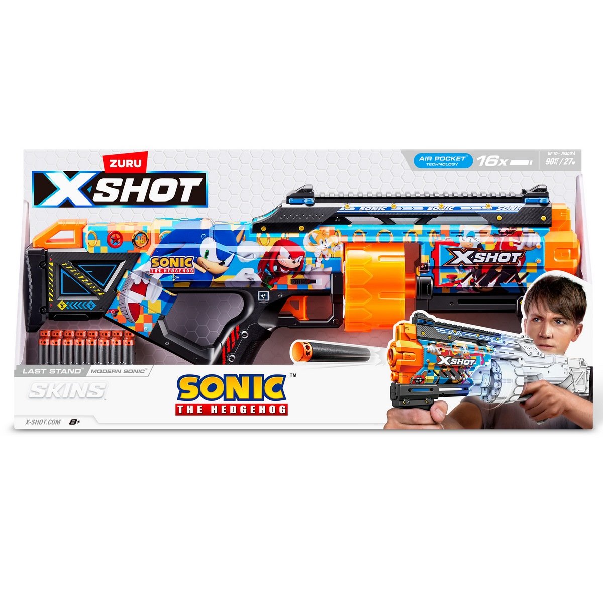 Lanza Dardos Last Stand Skins Modern Sonic Con 16 Dardos X-Shot