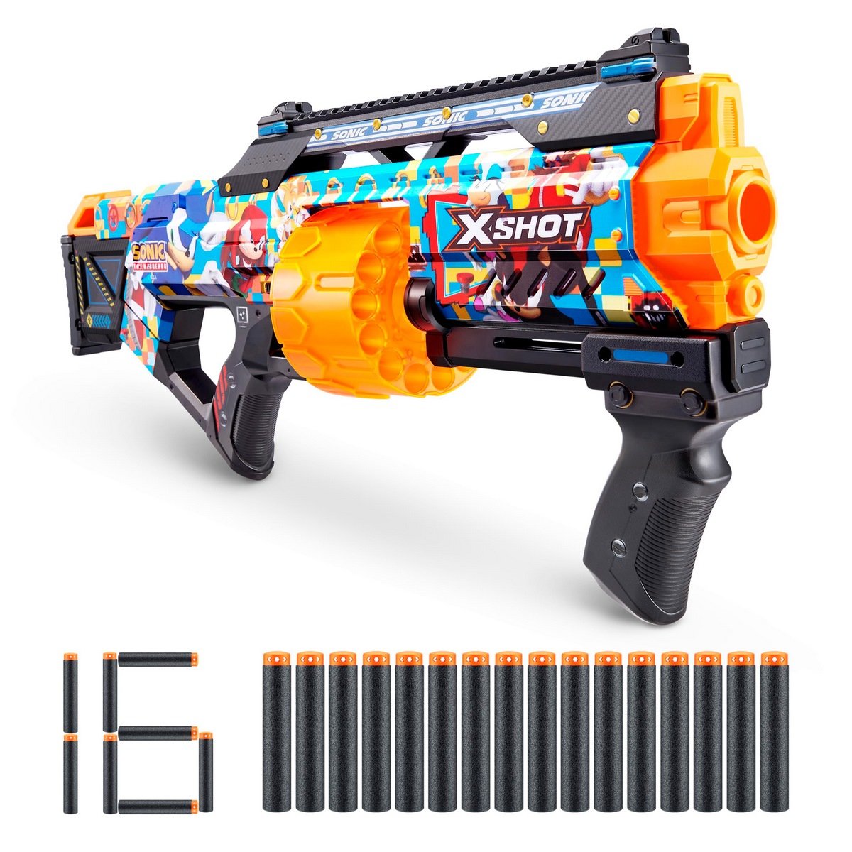 Lanza Dardos Last Stand Skins Modern Sonic Con 16 Dardos X-Shot