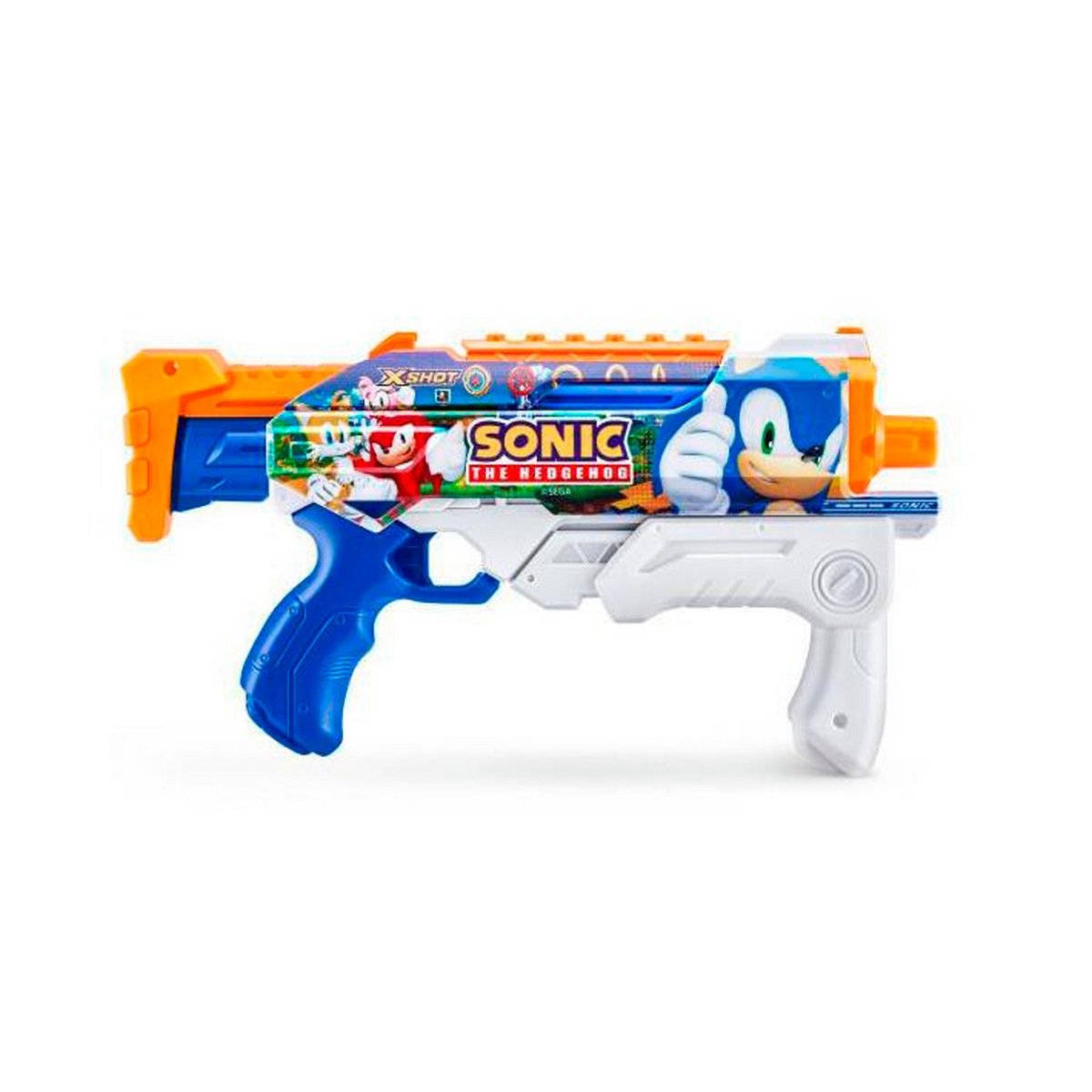 Lanza Agua Hyperload Skins Sonic De 500 Ml Con Sistema De Llenado Rapido Fast Fill X-Shot