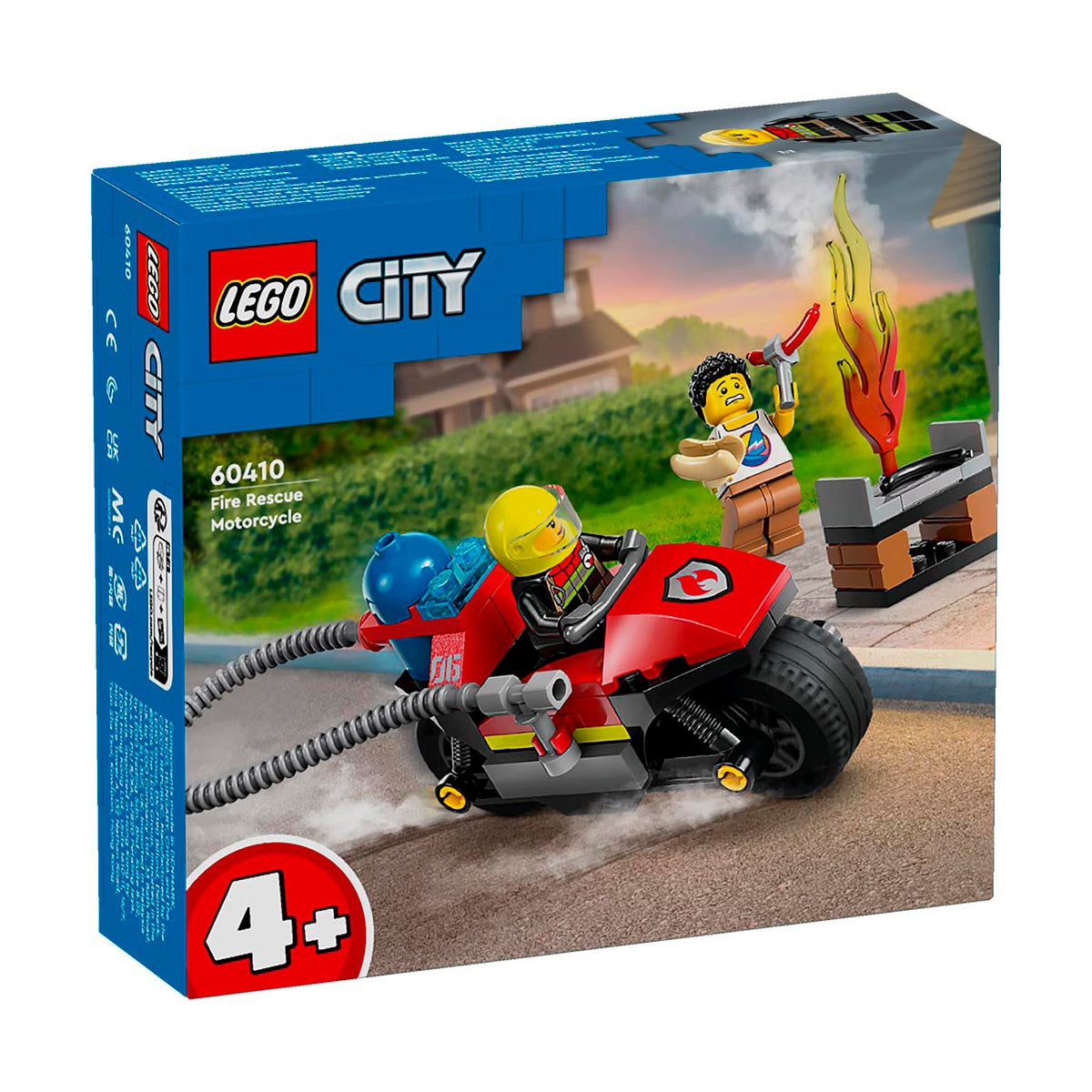 Moto De Rescate De Bomberos Lego City