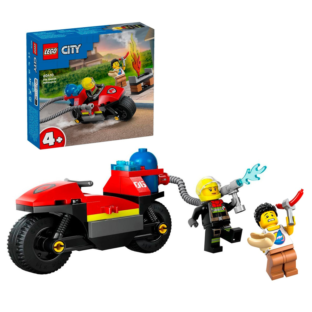 Moto De Rescate De Bomberos Lego City