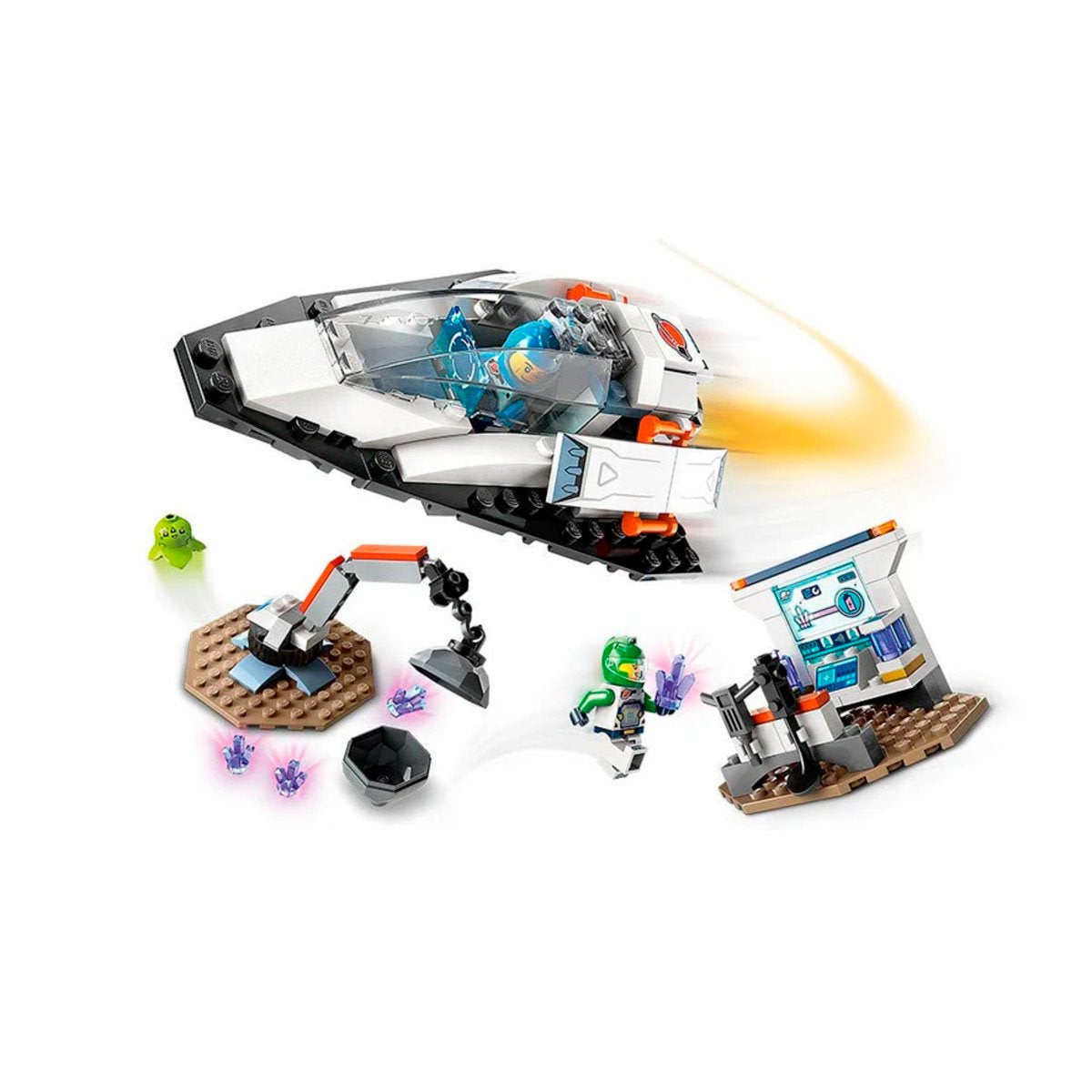 Nave Espacial Y Descubrimiento Del Asteroide Lego City