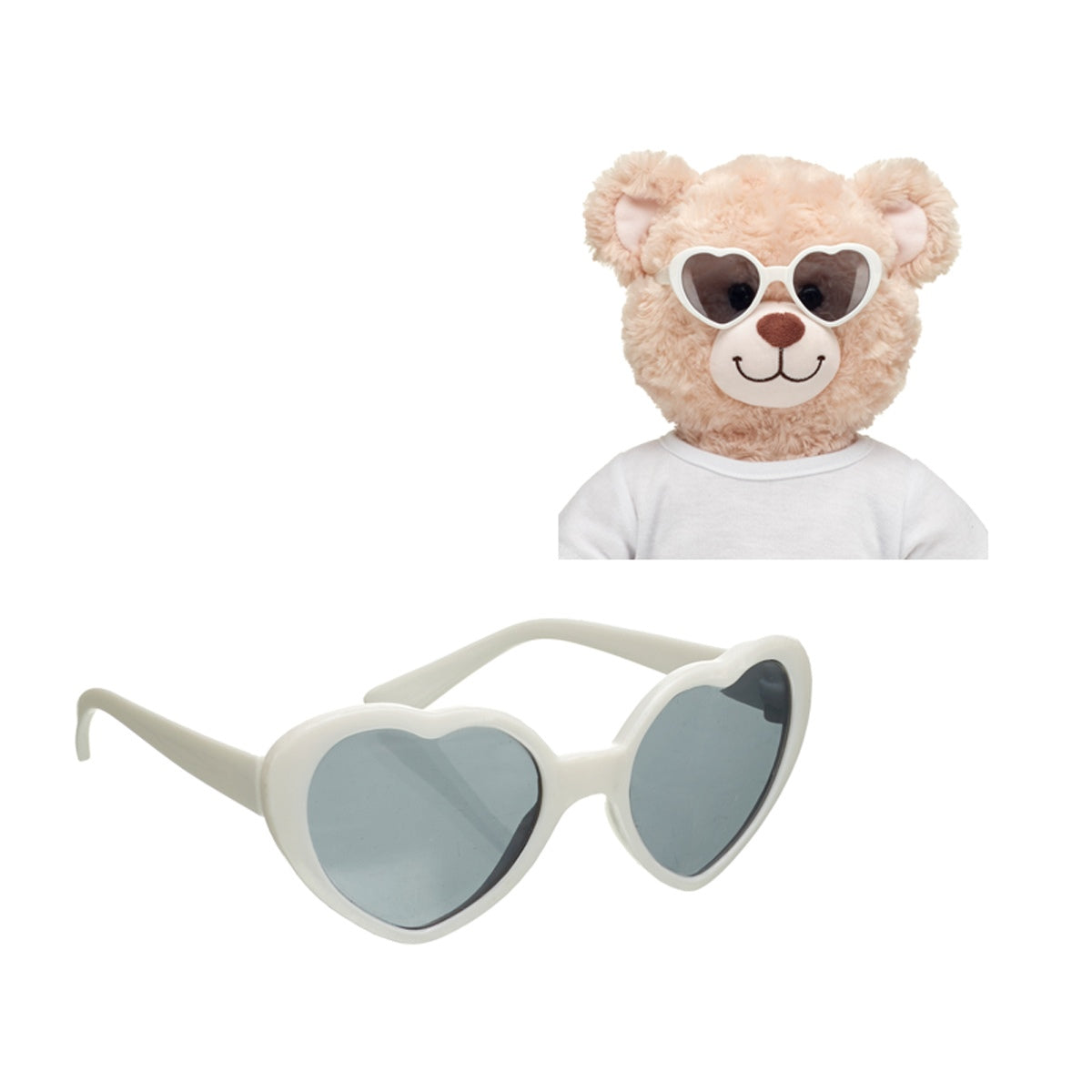Anteojos Corazones Blancos Build-A-Bear