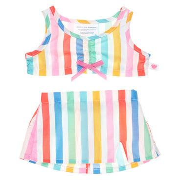 Set Falda Y Top Arcoiris Build-A-Bear