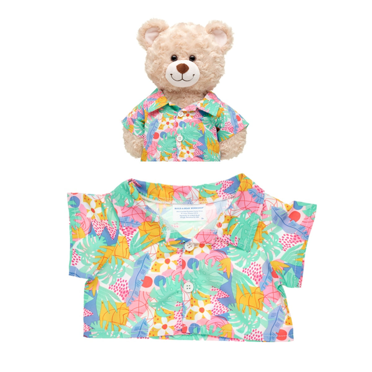 Camisa Tropical  Build-A-Bear