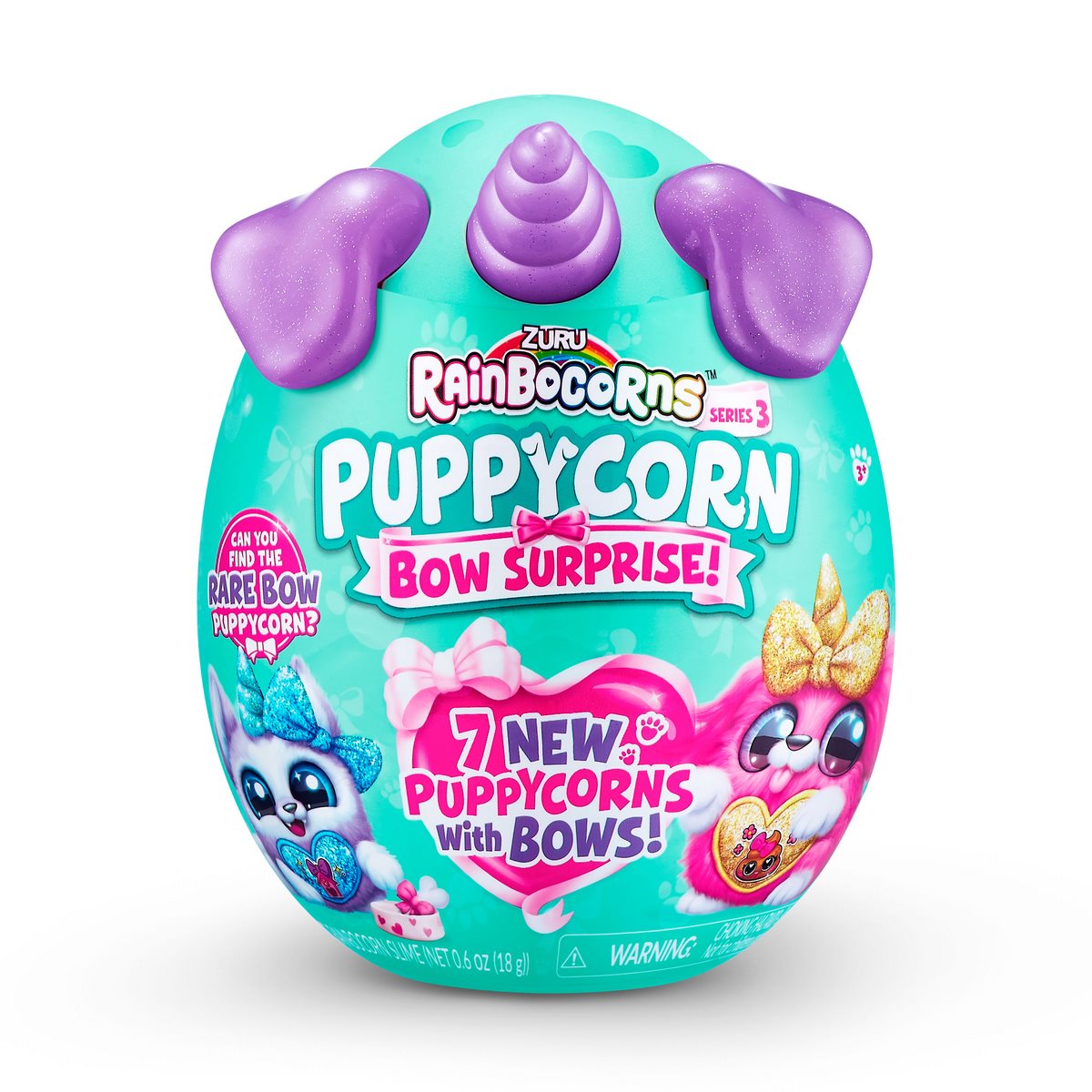 Huevo Sorpresa Puppycorn Rainbocorns - Morado