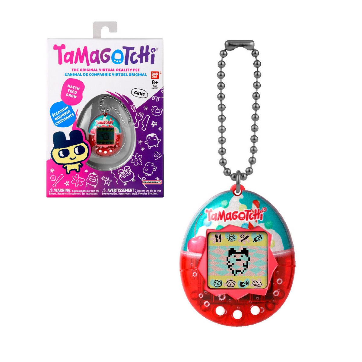 Mascota Virtual Tamagotchi Original De Bandai - Float Categoría: Juegos de habilidad y destreza Tipo producto:  Juegos electrónicos portátiles