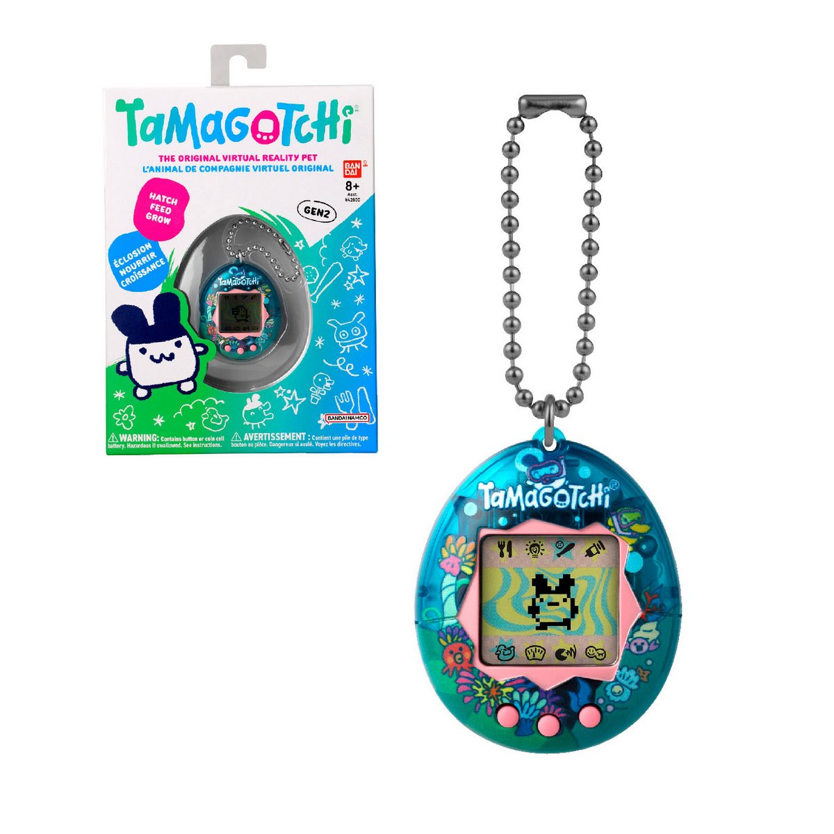 Mascota Virtual Tamagotchi Original De Bandai - Tama Ocean Categoría: Juegos de habilidad y destreza Tipo producto:  Juegos electrónicos portátiles