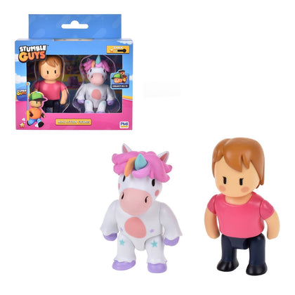 Pack 2 Figuras Articuladas Stumble Guys - Ms. Stumble