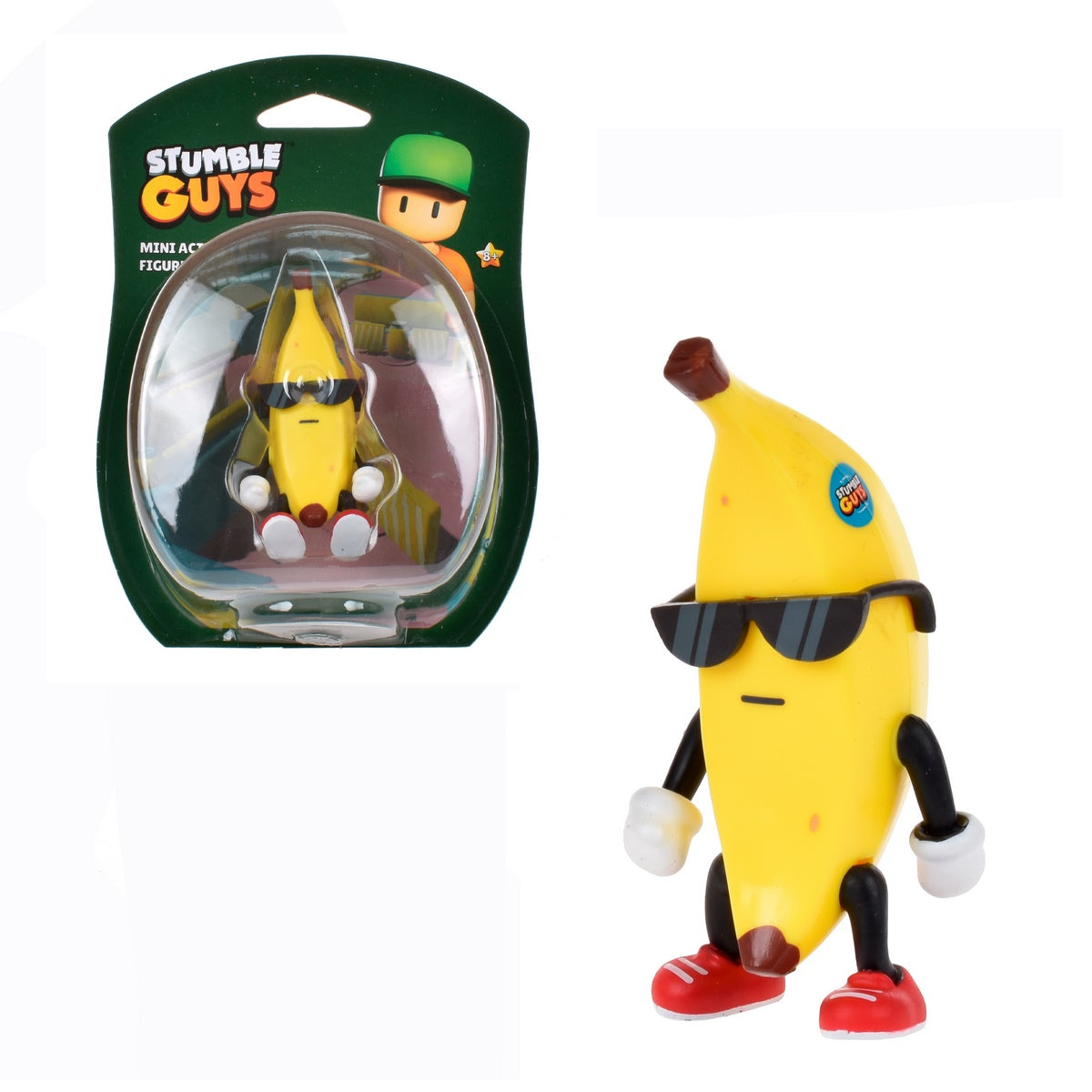 Figura Articulada Stumble Guys - Banana Guy Categoría: Figuras coleccionables Tipo producto:  Figuras de acción