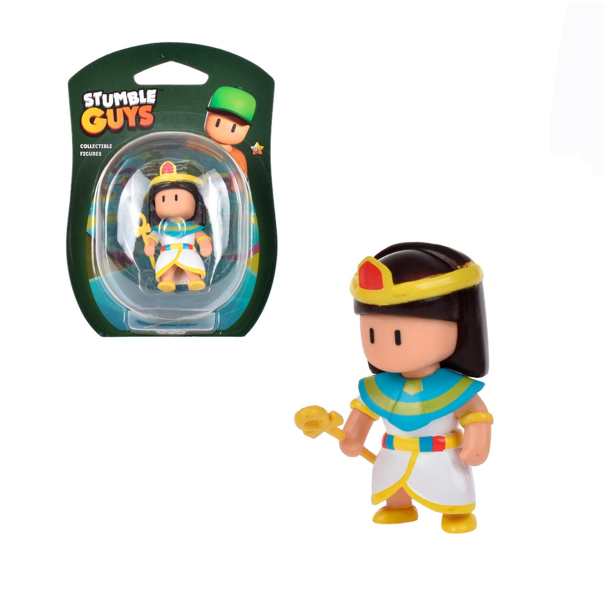 Figura 5 Cms Stumble Guys - Cleopatra Categoría: Figuras coleccionables Tipo producto:  Figuras de acción
