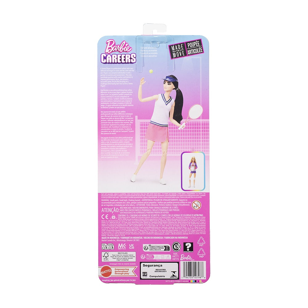Barbie Profesiones Muñeca Deportistas - Tenista