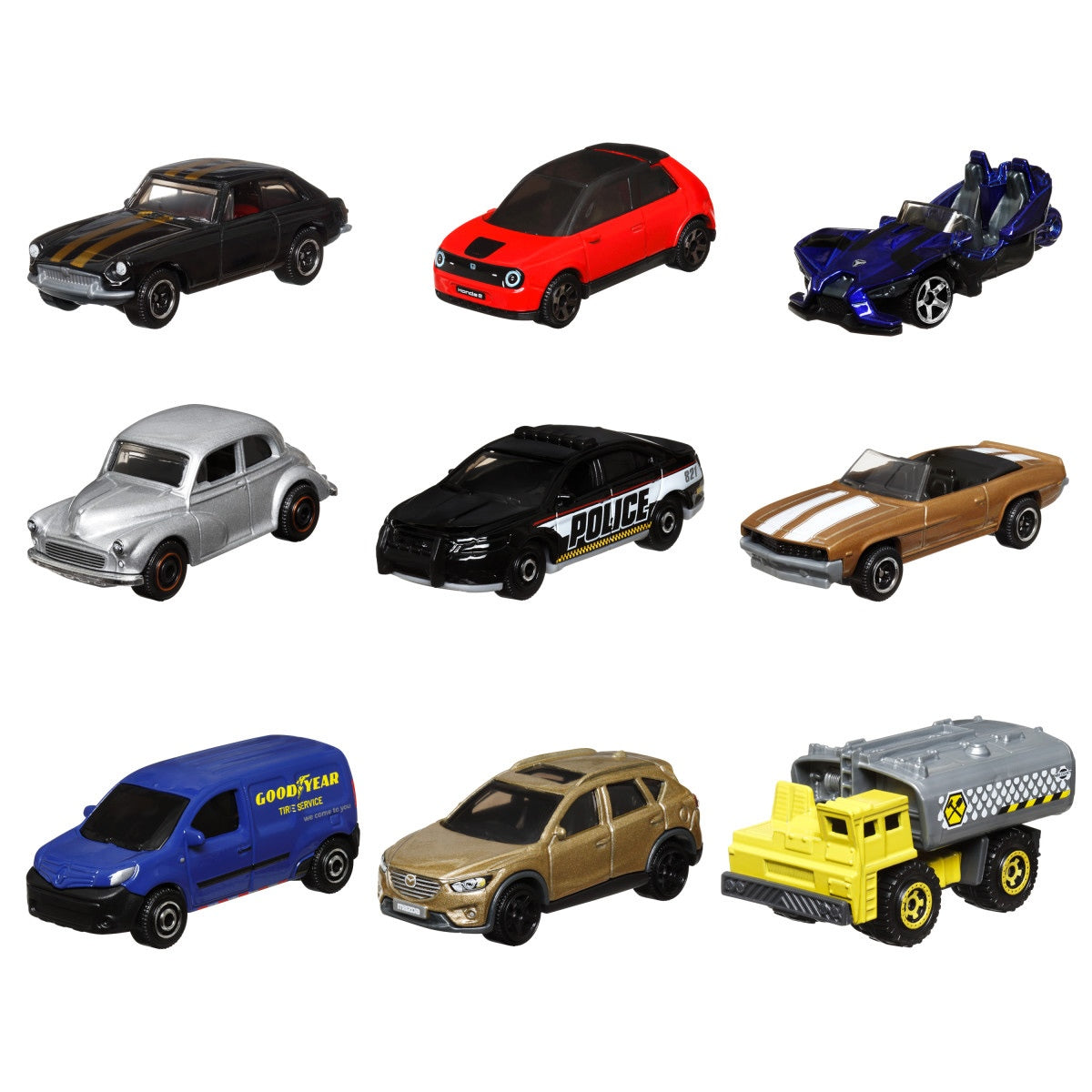 Matchbox Paquete De 9 Autos Basicos - City Mazda