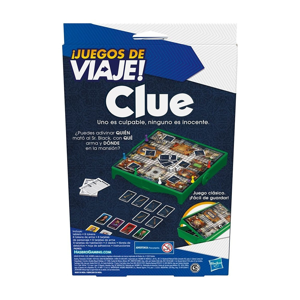 Nuevo Juegos De Viaje - Clue