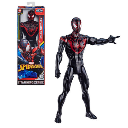 Spiderman Figura Titan Heroe Web Warriors Hasbro - Miles Morales