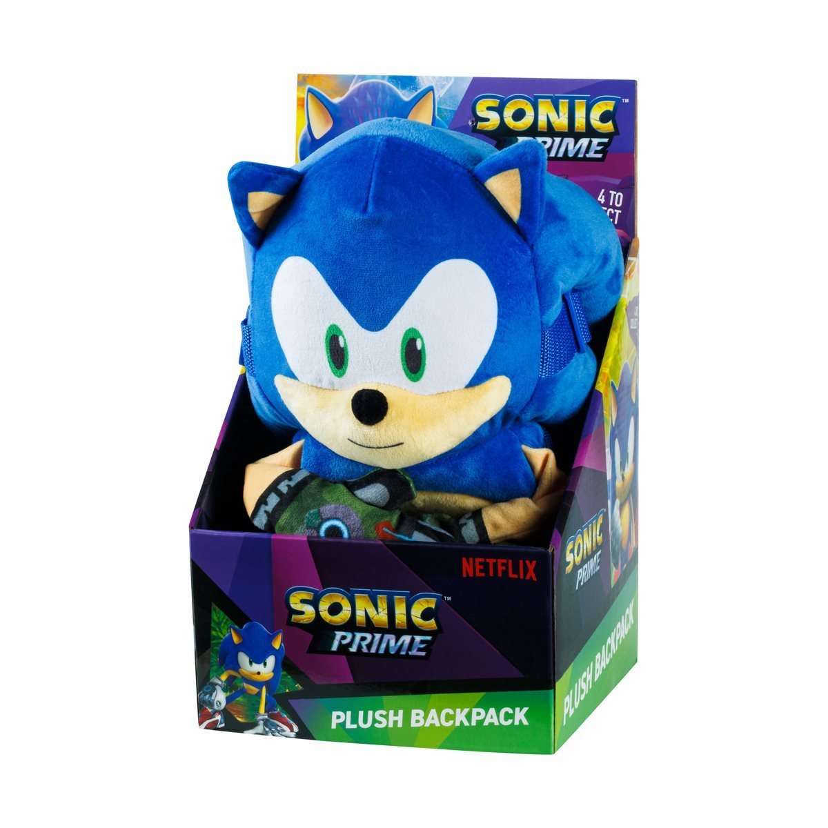 Peluche Mochila Sonic De 30 Cms - Sonic