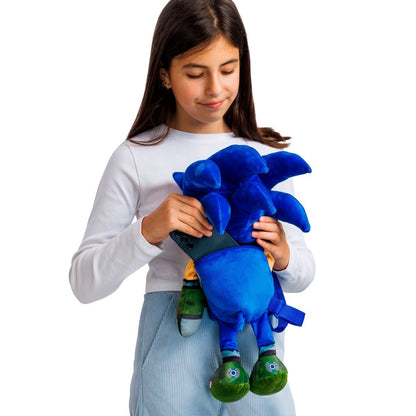 Peluche Mochila Sonic De 30 Cms - Sonic