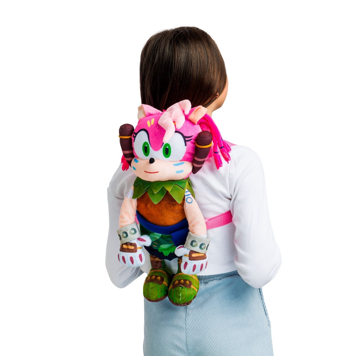 Peluche Mochila Sonic De 30 Cms - Amy Rose