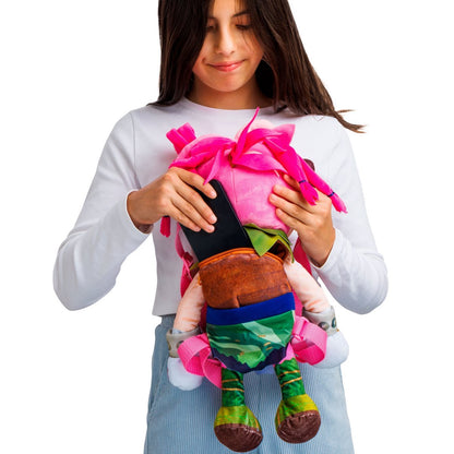 Peluche Mochila Sonic De 30 Cms - Amy Rose