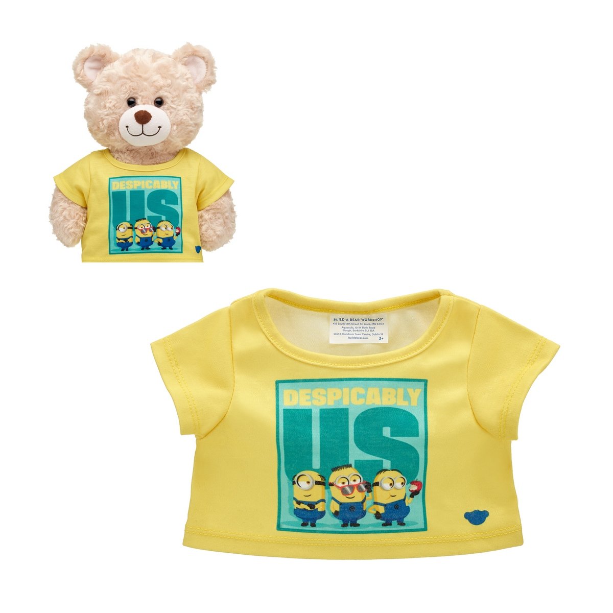 Polera Minions Build-A-Bear