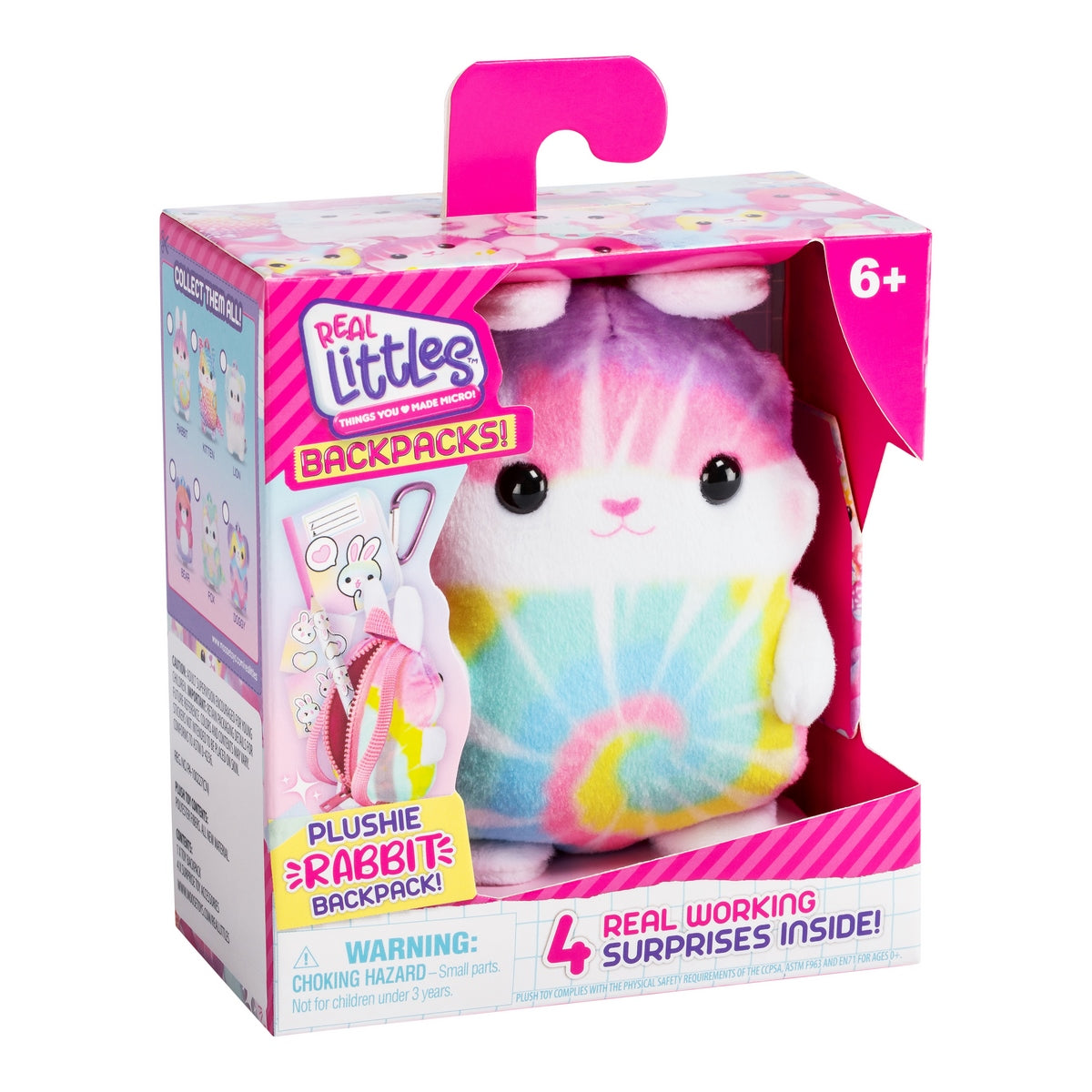 Mochila Peluche Con Accesorios Real Littles - Rabbit