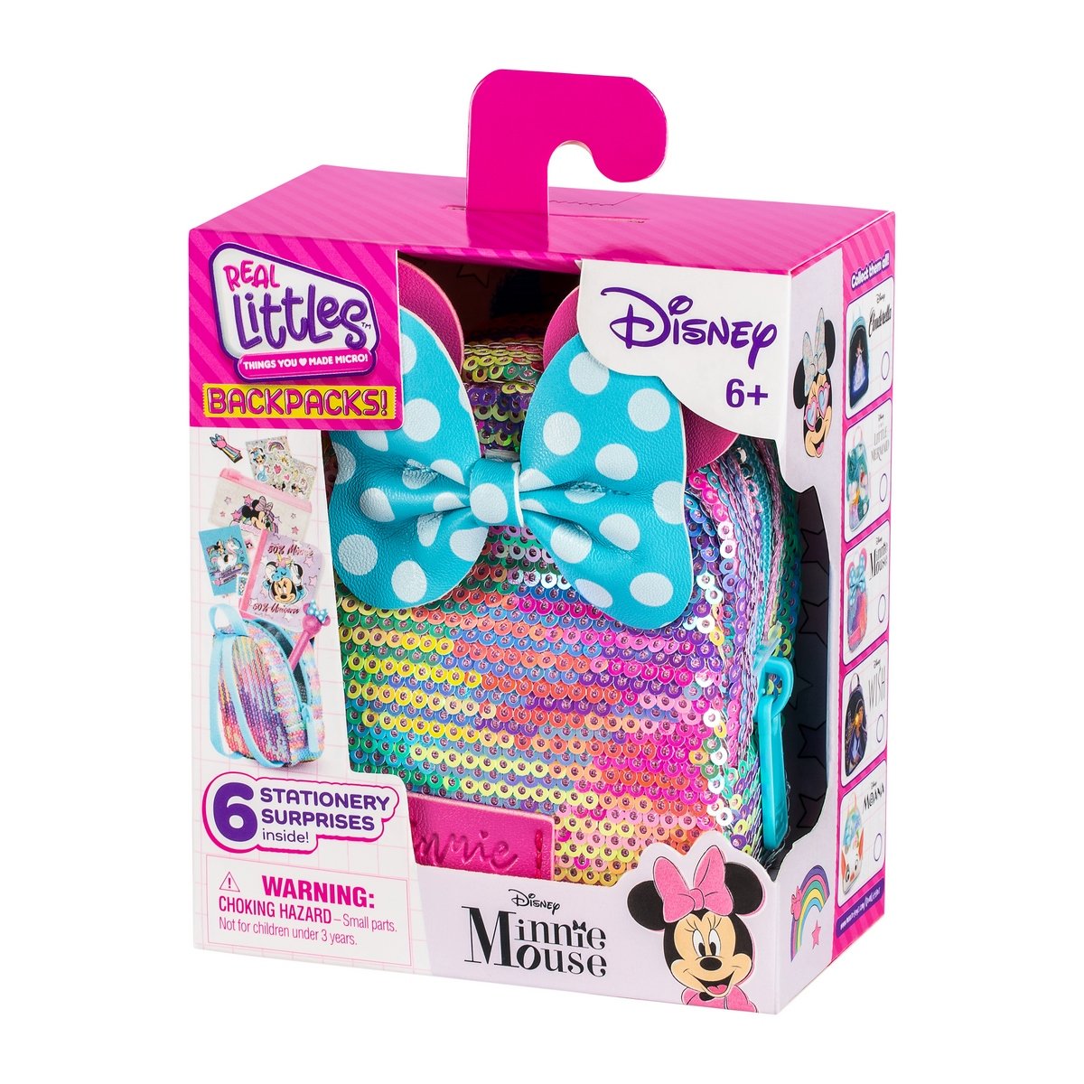 Mochila Disney Con Accesorios Real Littles - Minnie