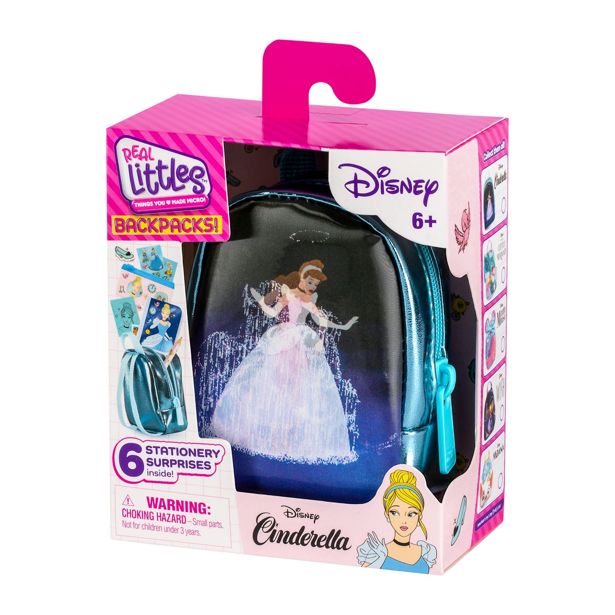 Mochila Disney Con Accesorios Real Littles - Cenicienta