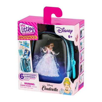 Mochila Disney Con Accesorios Real Littles - Cenicienta